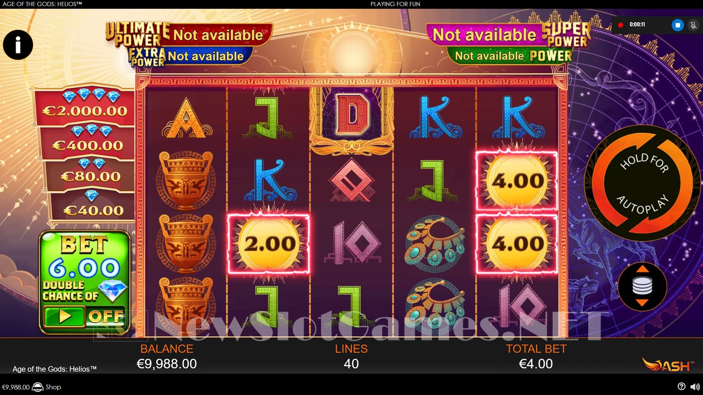 Age of the Gods Helios Slot Slot Image in Demo - pic. 4
