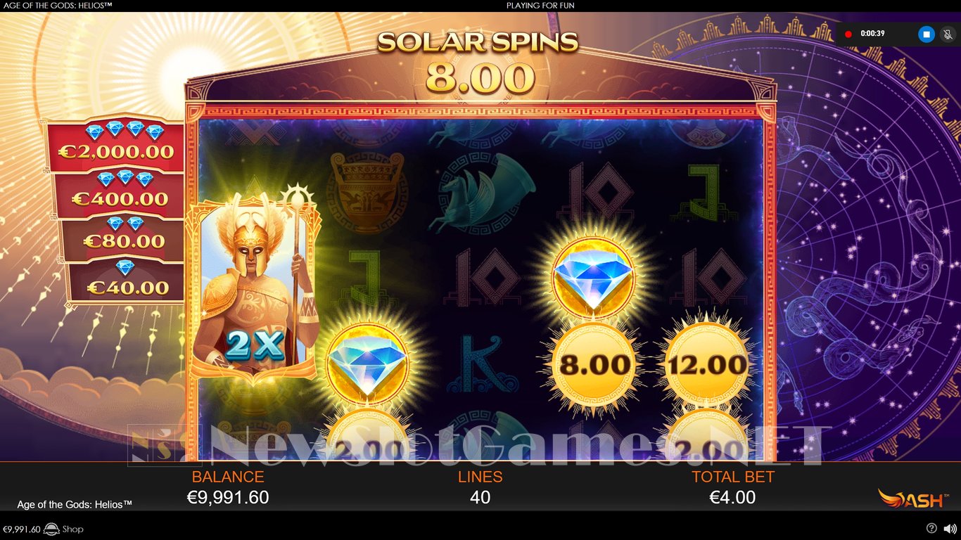 Age of the Gods Helios Slot Slot Image in Demo - pic. 8