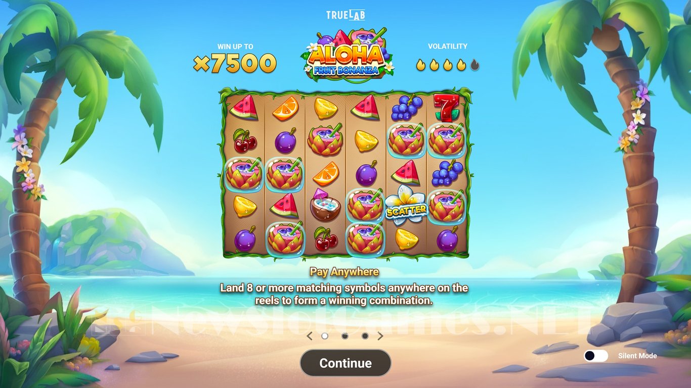 Aloha Fruit Bonanza Slot Demo Image