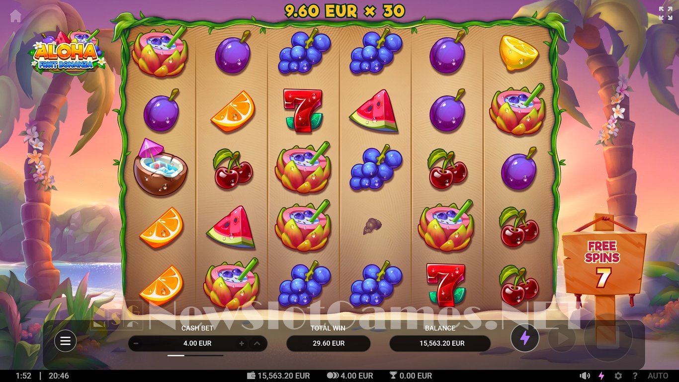 Aloha Fruit Bonanza Slot Slot Image in Demo - pic. 10