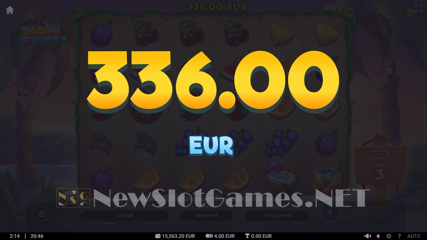 Aloha Fruit Bonanza Slot Slot Image in Demo - pic. 11