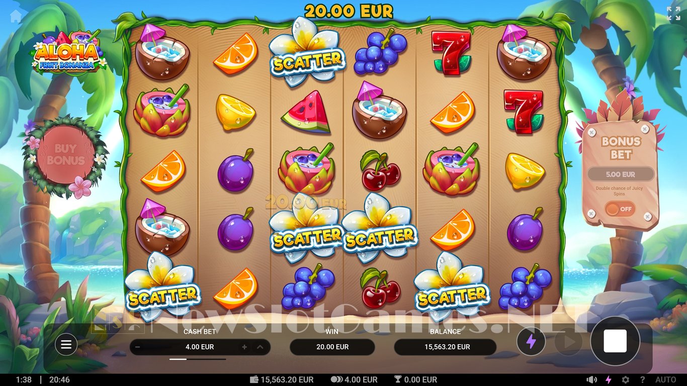 Aloha Fruit Bonanza Slot Slot Image in Demo - pic. 6