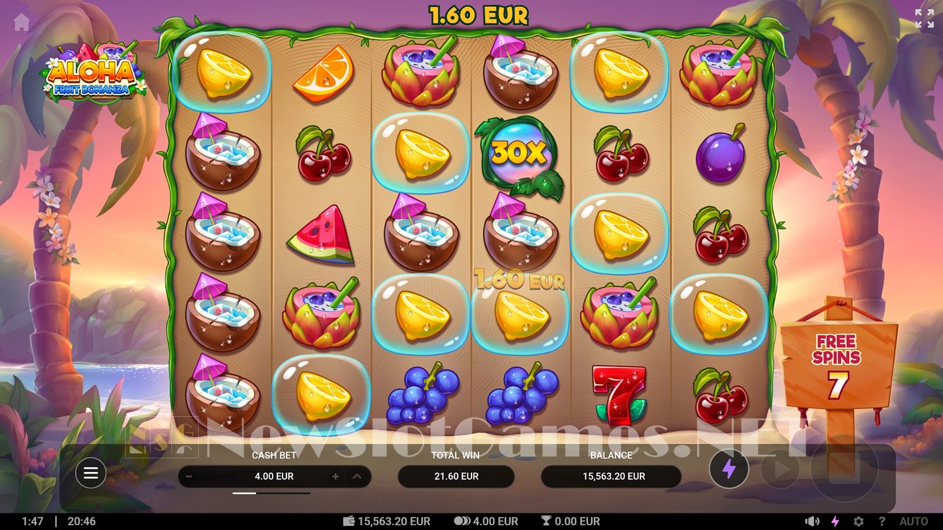 Aloha Fruit Bonanza Slot Slot Image in Demo - pic. 9