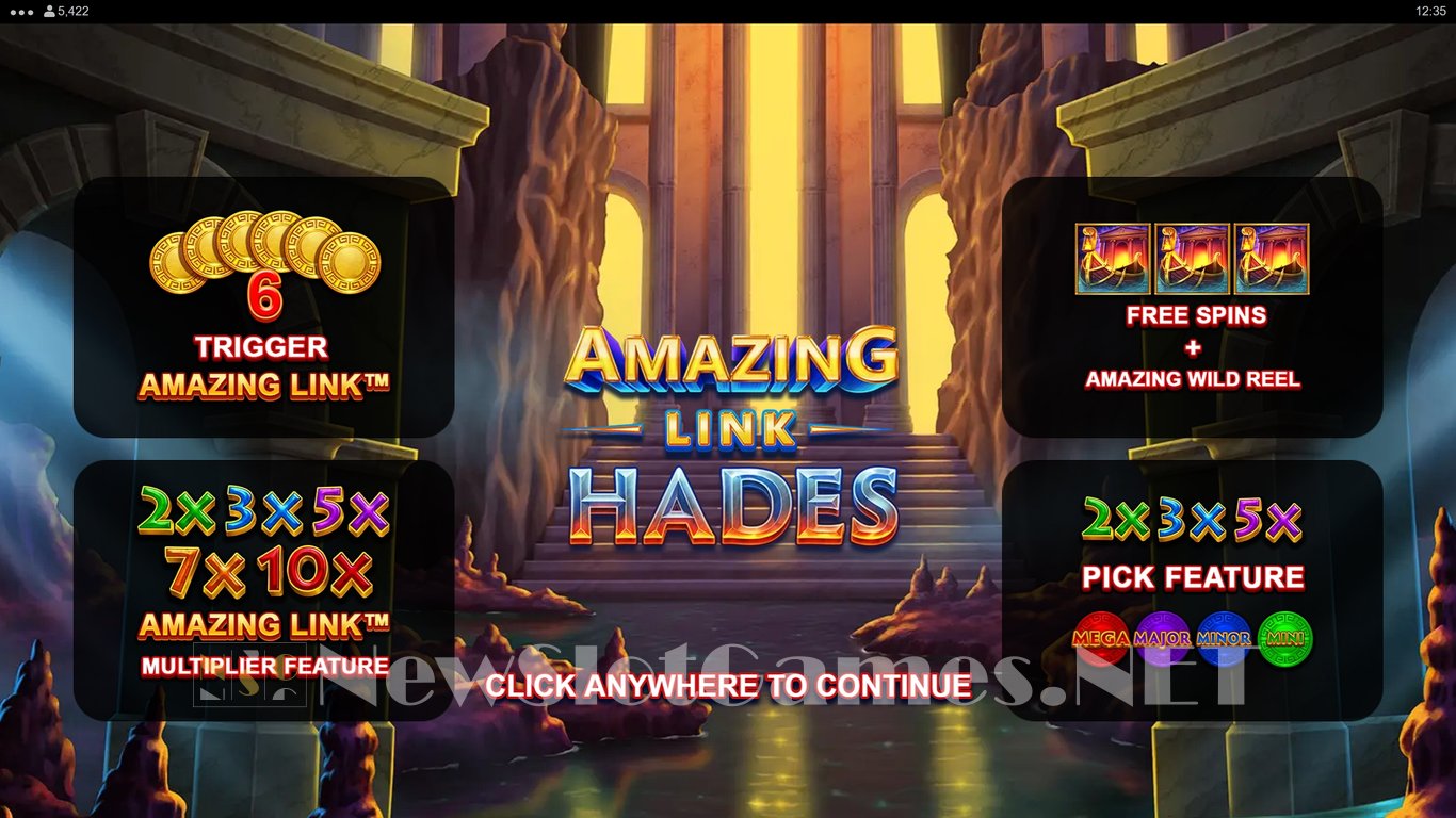 Amazing Link Hades Slot Demo Image