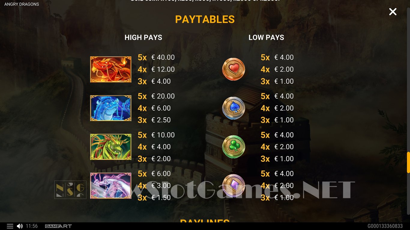 Angry Dragons Slot Slot Image in Demo - pic. 8