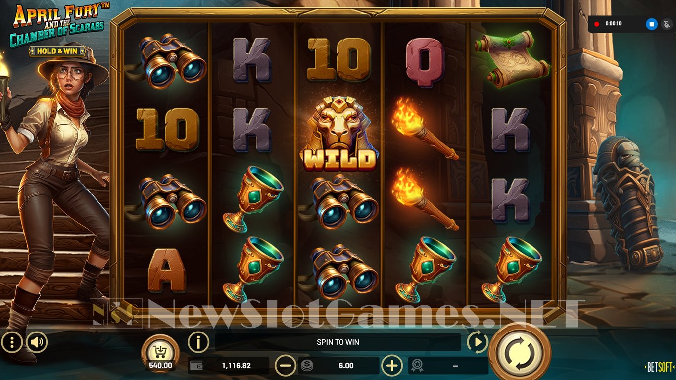 April Fury and the Chamber of Scarabs Slot Slot Image in Demo - pic. 2