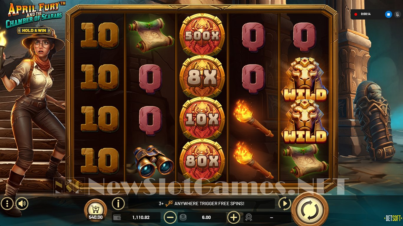 April Fury and the Chamber of Scarabs Slot Slot Image in Demo - pic. 3