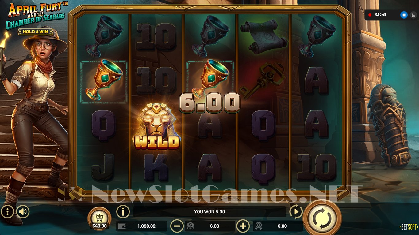 April Fury and the Chamber of Scarabs Slot Slot Image in Demo - pic. 6