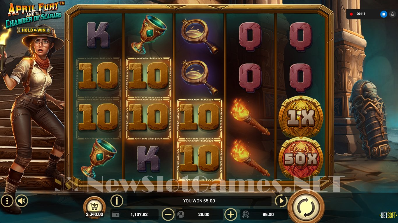 April Fury and the Chamber of Scarabs Slot Slot Image in Demo - pic. 9