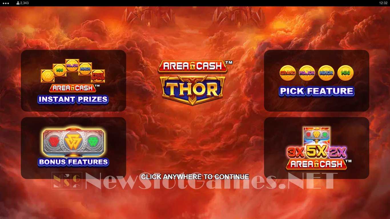 Area Cash Thor Slot Demo Image