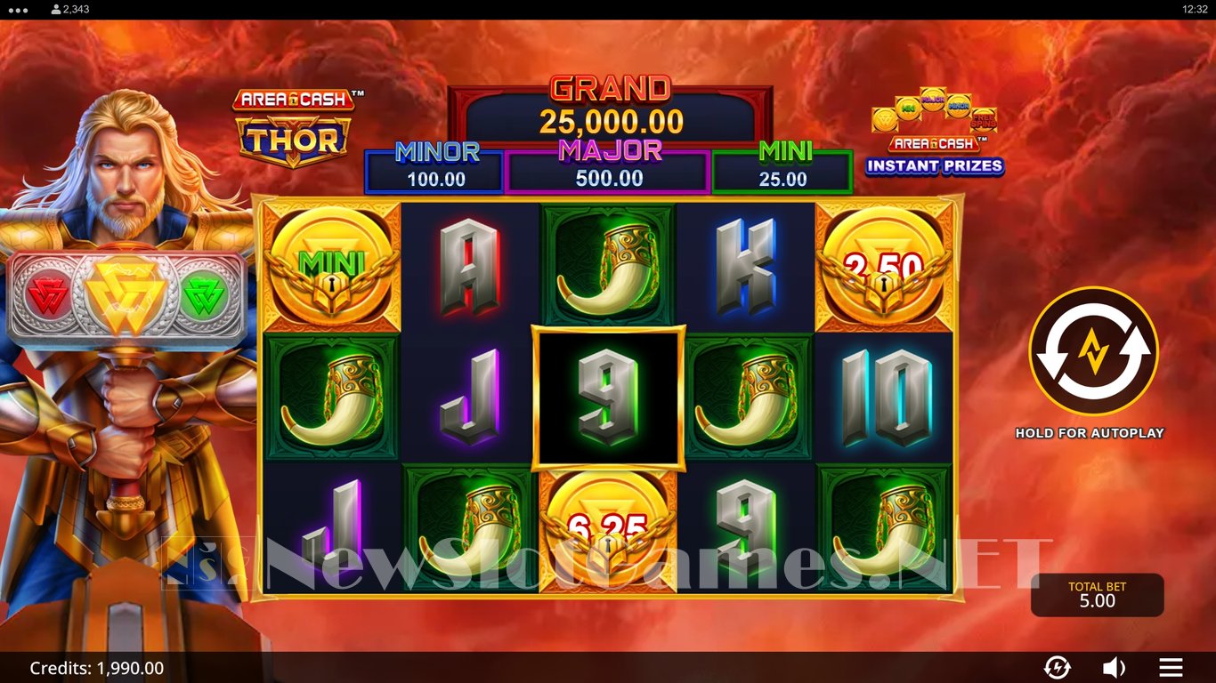 Area Cash Thor Slot Slot Image in Demo - pic. 3