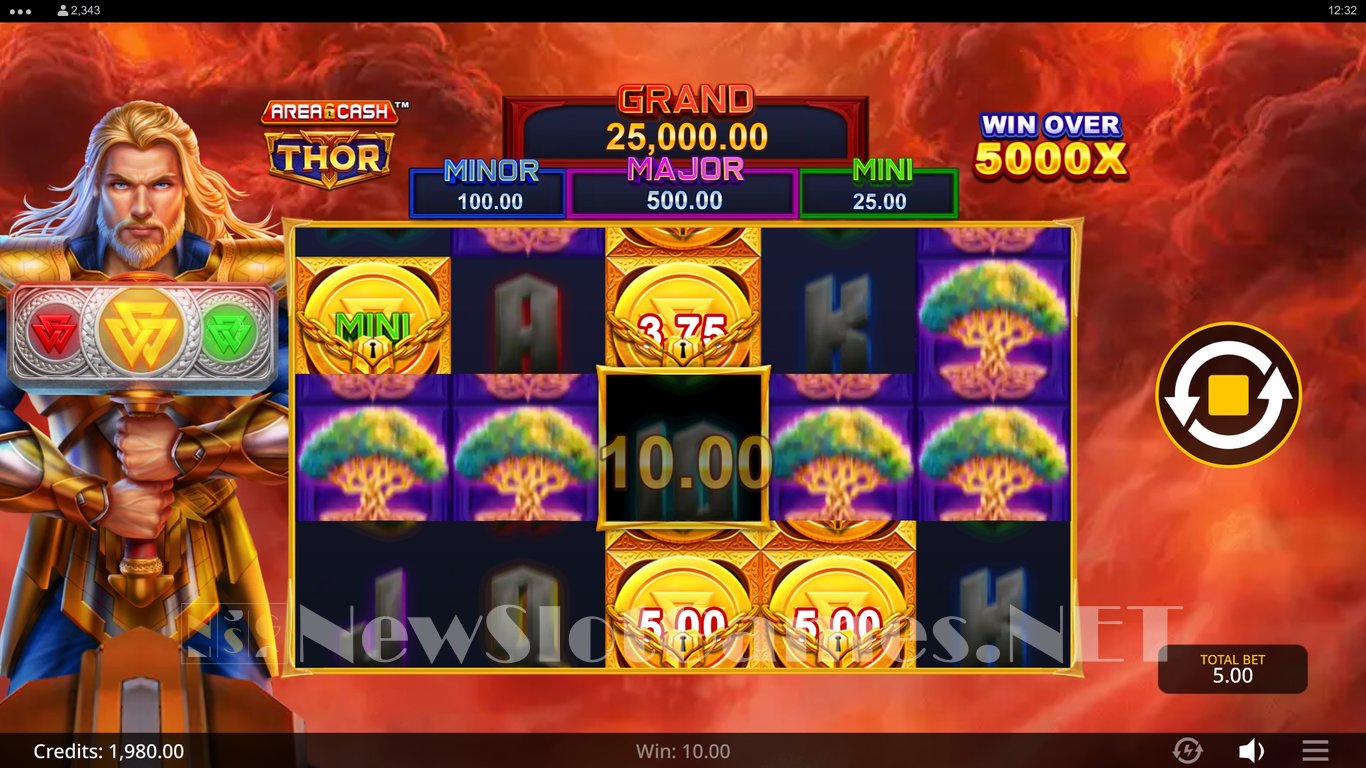 Area Cash Thor Slot Slot Image in Demo - pic. 5