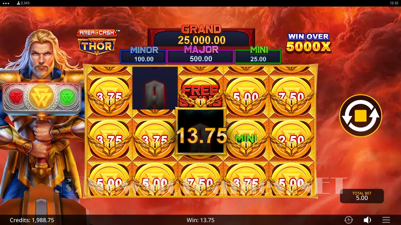 Area Cash Thor Slot Slot Image in Demo - pic. 6