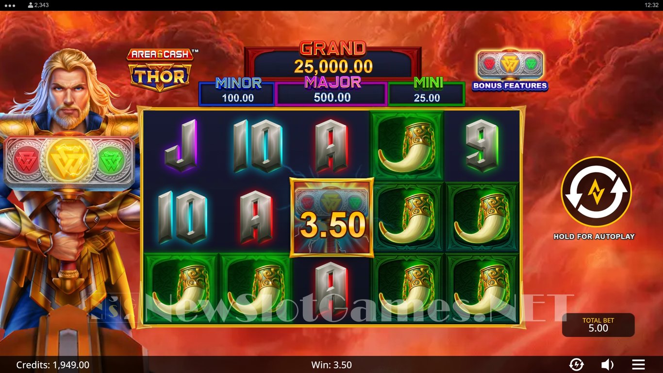 Area Cash Thor Slot Slot Image in Demo - pic. 7