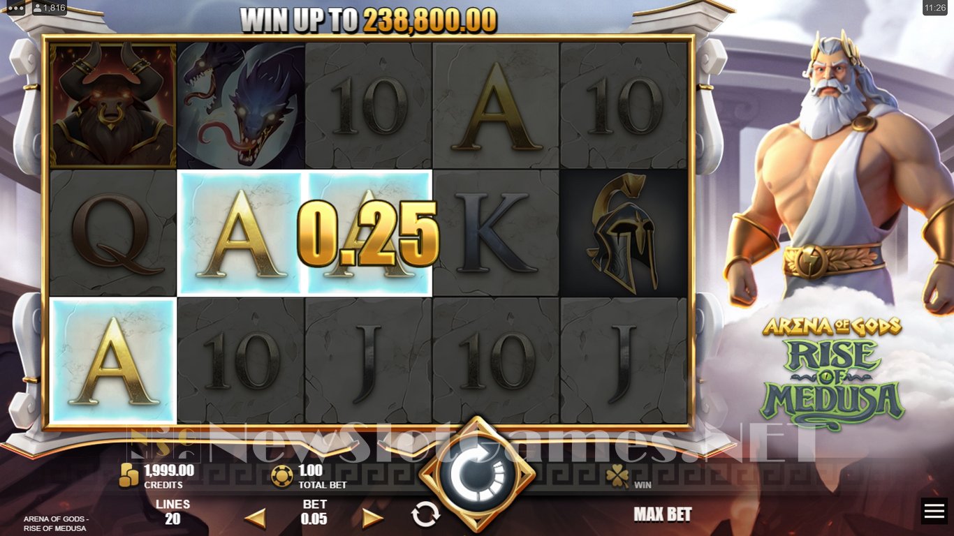 Arena of Gods Rise of Medusa Slot Slot Image in Demo - pic. 2