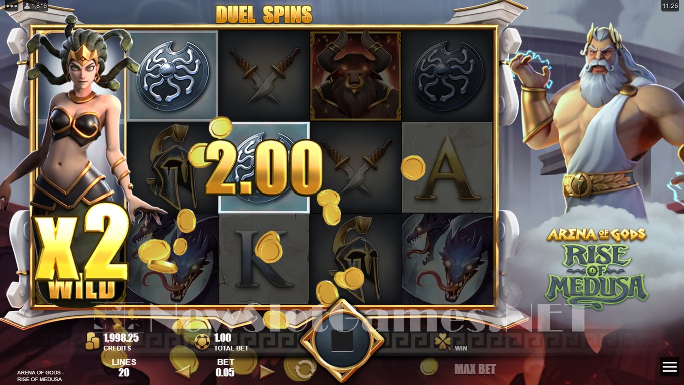 Arena of Gods Rise of Medusa Slot Slot Image in Demo - pic. 3