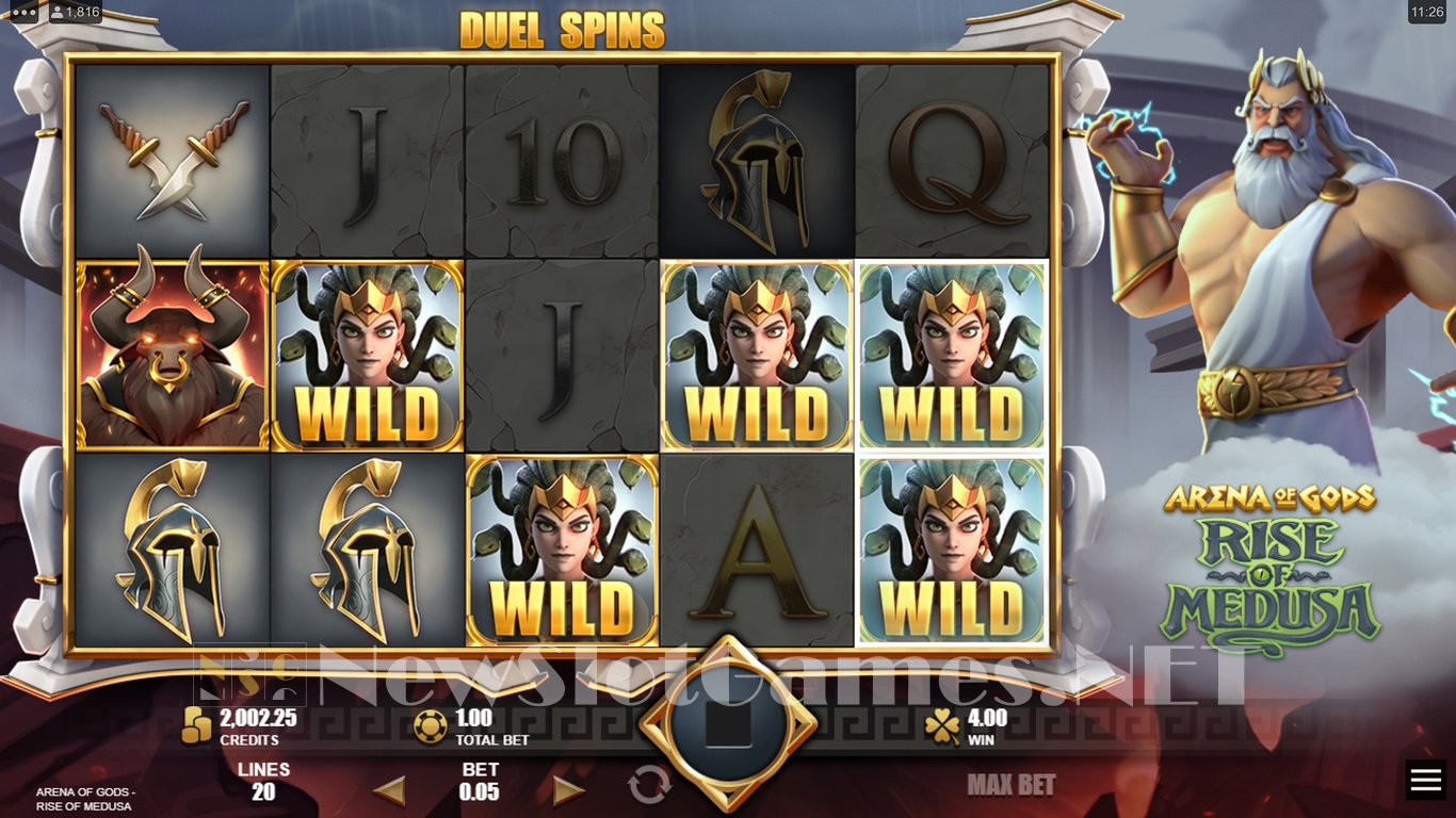 Arena of Gods Rise of Medusa Slot Slot Image in Demo - pic. 4