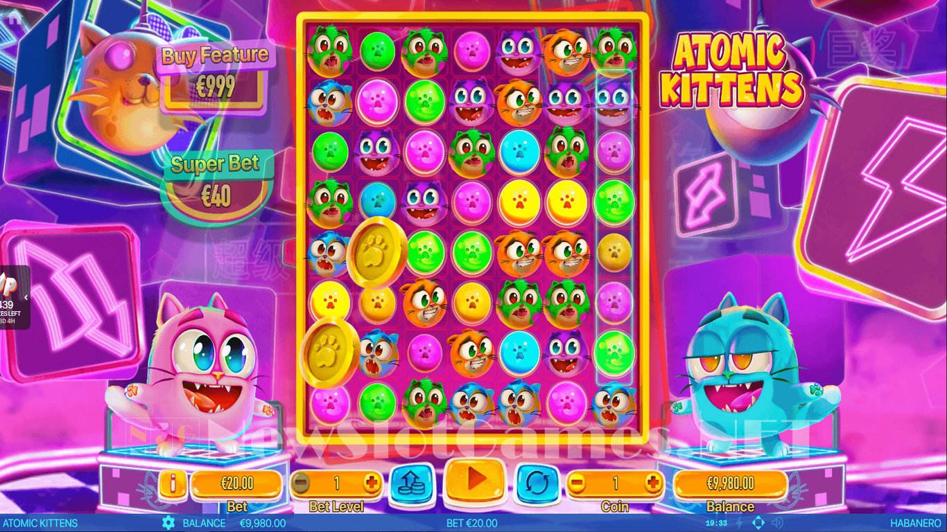 Atomic Kittens Slot Demo Image