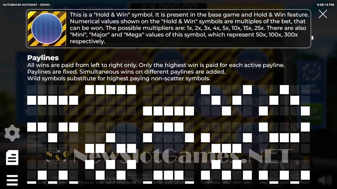 Autobahn Automat Slot Slot Image in Demo - pic. 15