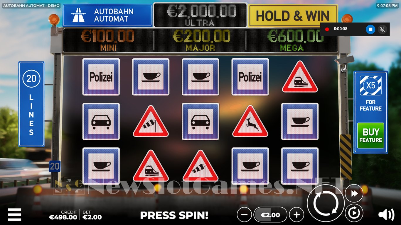 Autobahn Automat Slot Slot Image in Demo - pic. 2