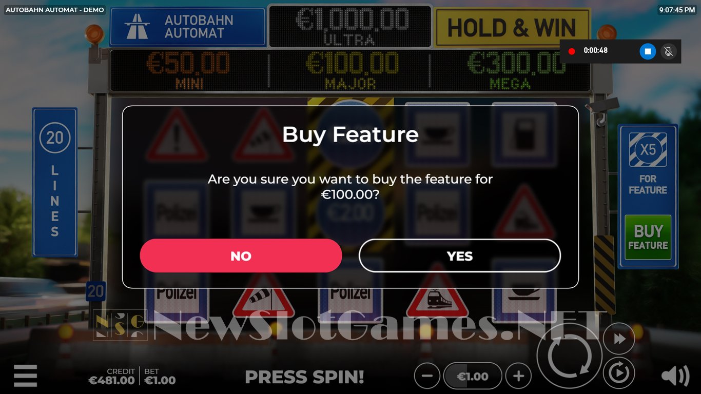 Autobahn Automat Slot Slot Image in Demo - pic. 7