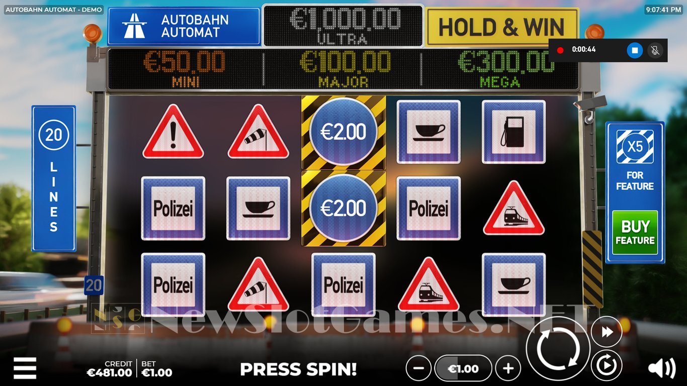 Autobahn Automat Slot Slot Image in Demo - pic. 9