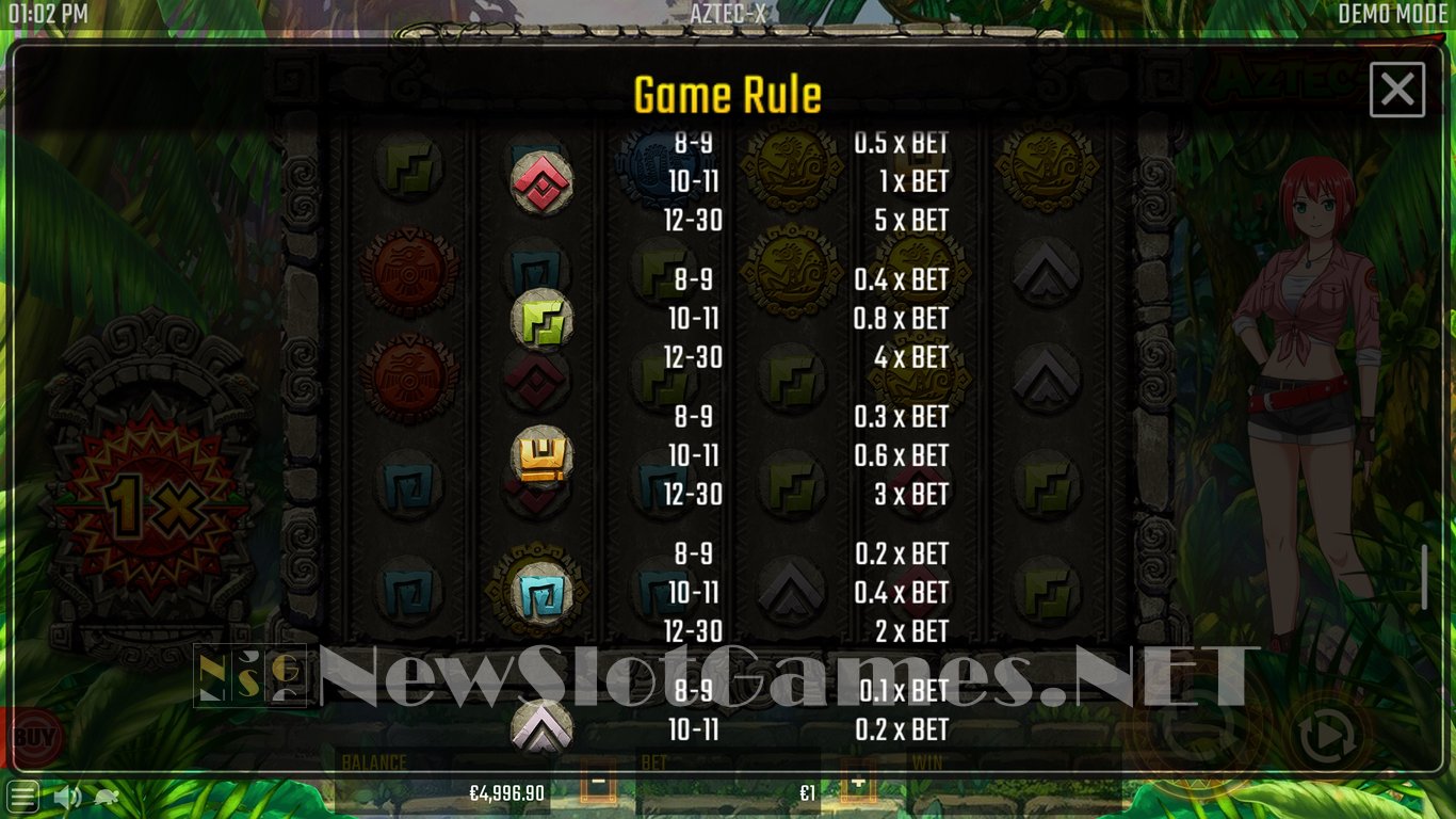Aztec-X Slot Slot Image in Demo - pic. 11