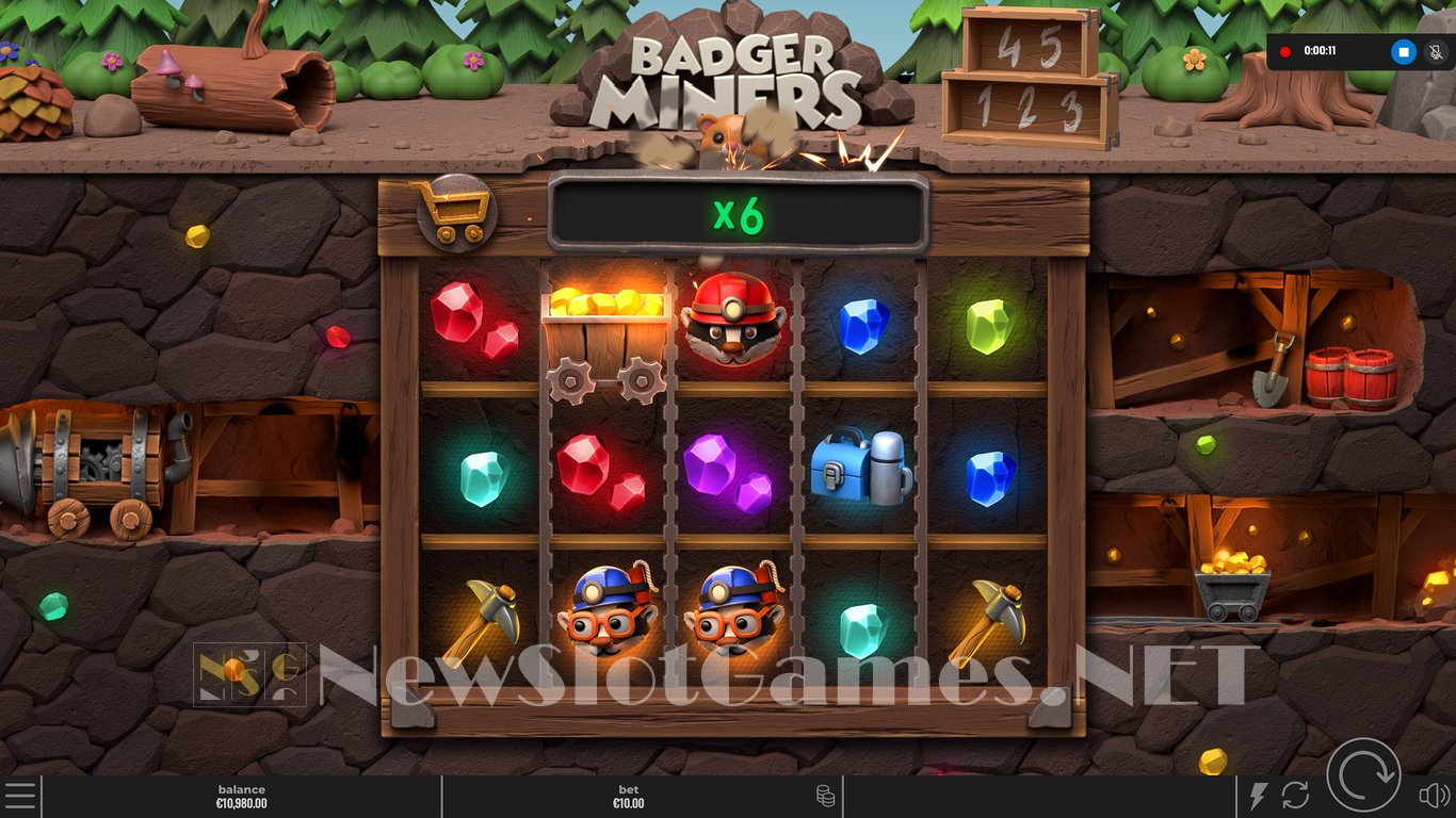 Badger Miners Slot Slot Image in Demo - pic. 3