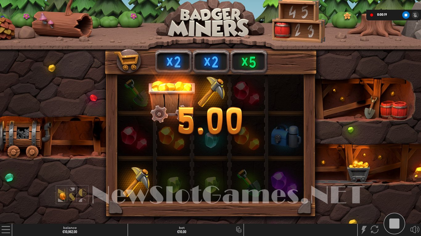 Badger Miners Slot Slot Image in Demo - pic. 6
