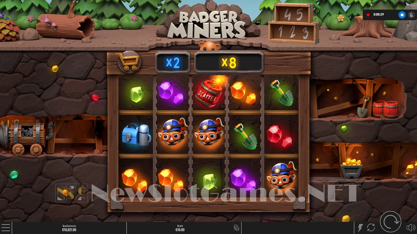 Badger Miners Slot Slot Image in Demo - pic. 7
