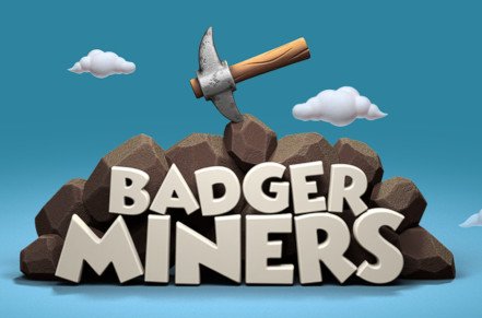 Badger Miners Slot Logo