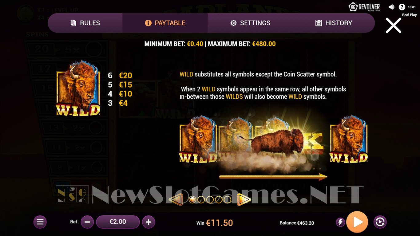 Badlands Slot Slot Image in Demo - pic. 7