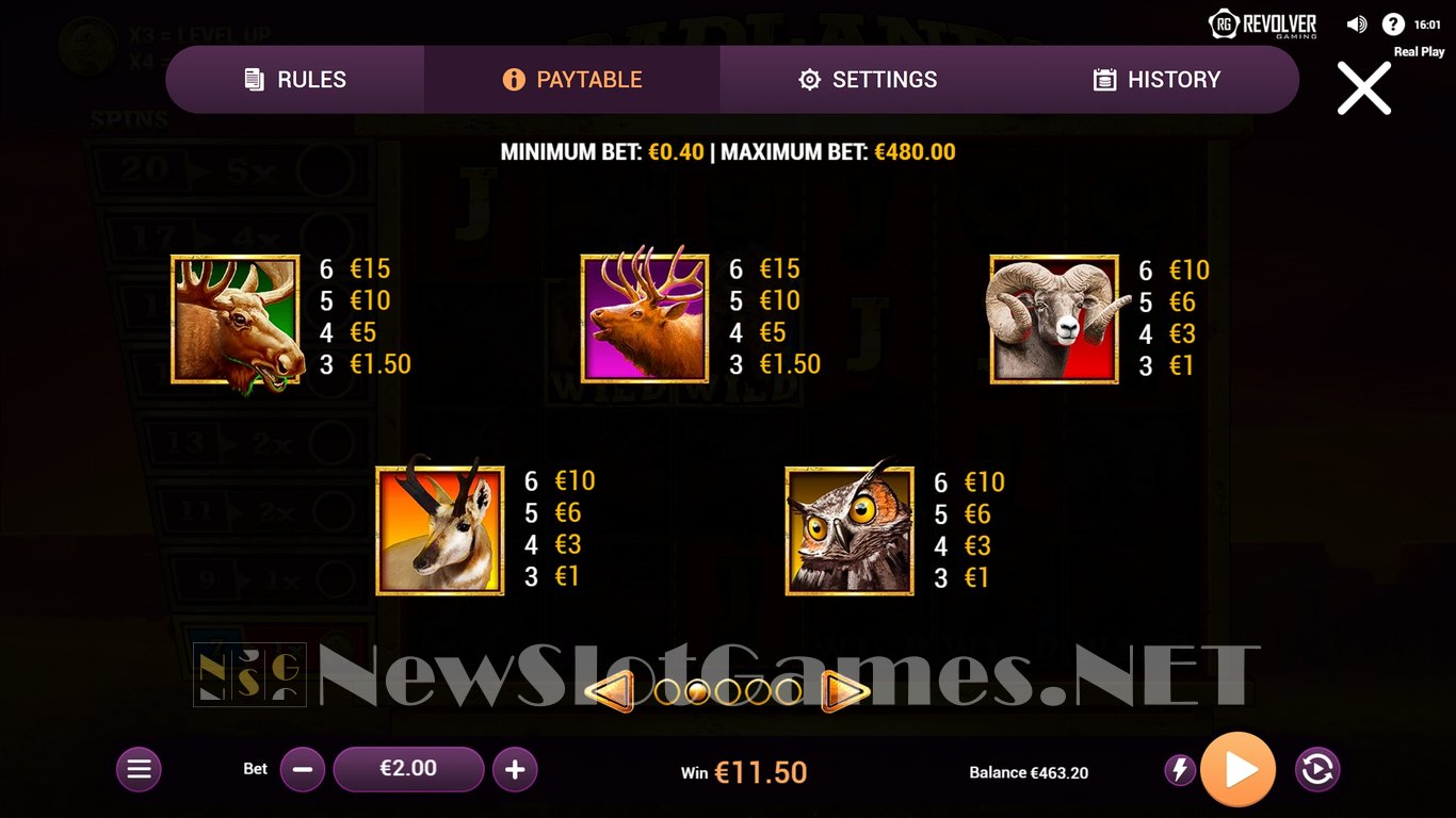 Badlands Slot Slot Image in Demo - pic. 8