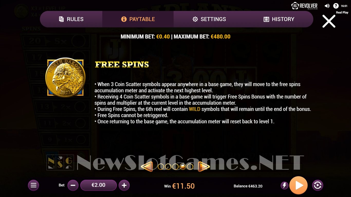 Badlands Slot Slot Image in Demo - pic. 9