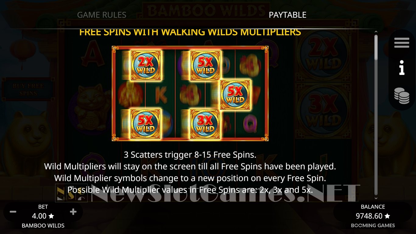 Bamboo Wilds Slot Slot Image in Demo - pic. 17