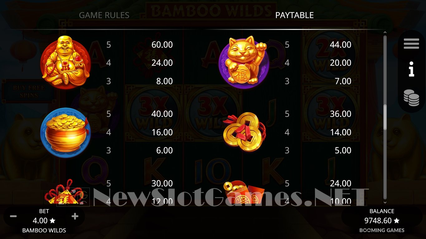 Bamboo Wilds Slot Slot Image in Demo - pic. 19