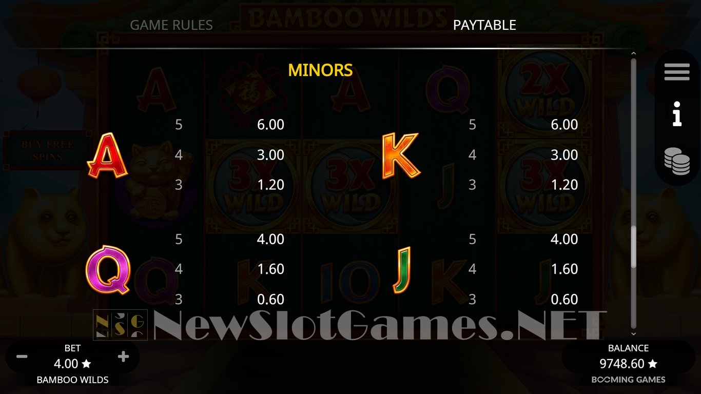 Bamboo Wilds Slot Slot Image in Demo - pic. 20
