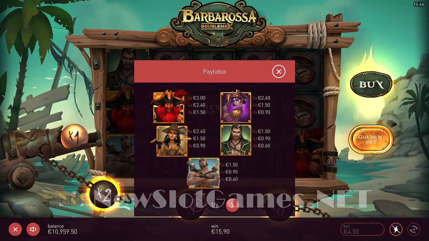 Barbarossa DoubleMax Slot Slot Image in Demo - pic. 8