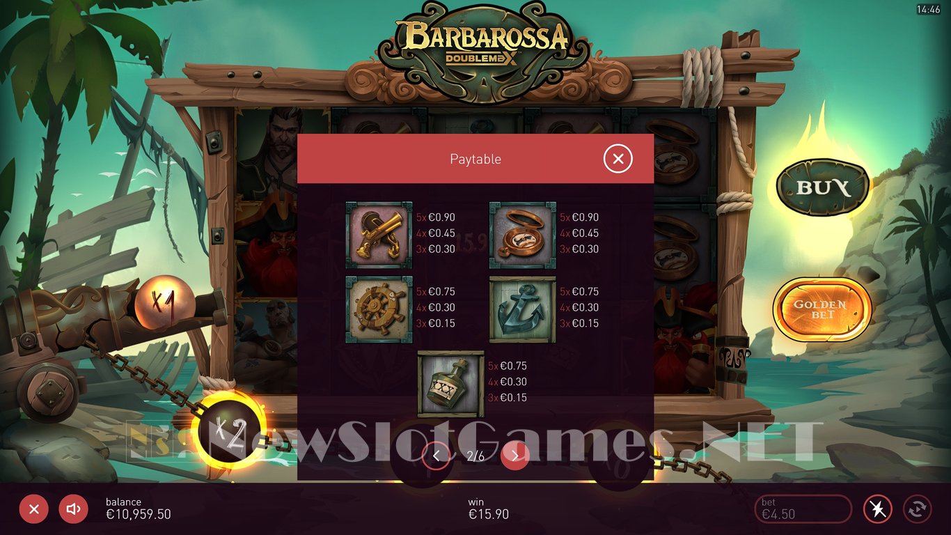 Barbarossa DoubleMax Slot Slot Image in Demo - pic. 9