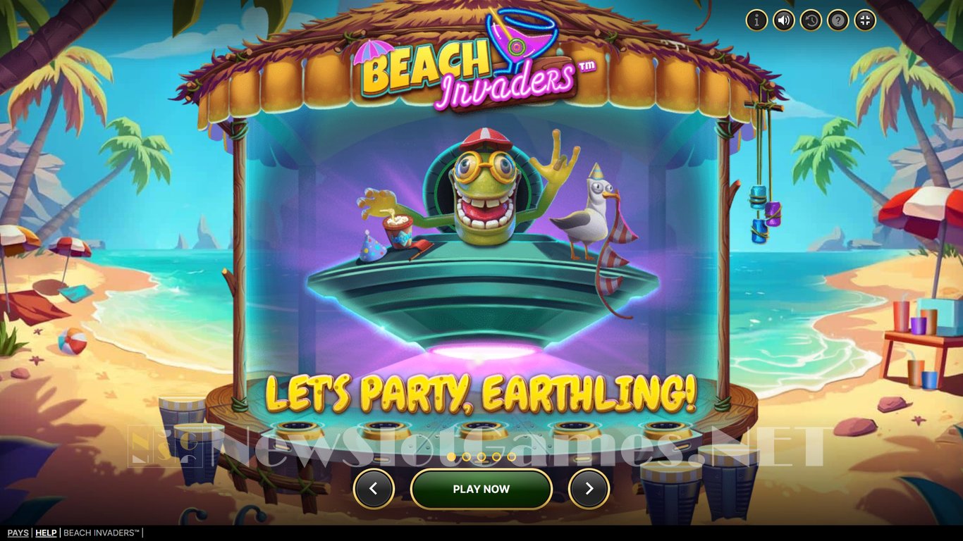 Beach Invaders Slot Demo Image