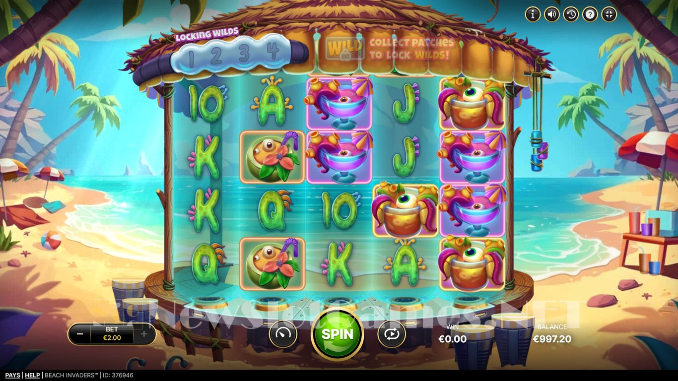 Beach Invaders Slot Slot Image in Demo - pic. 2