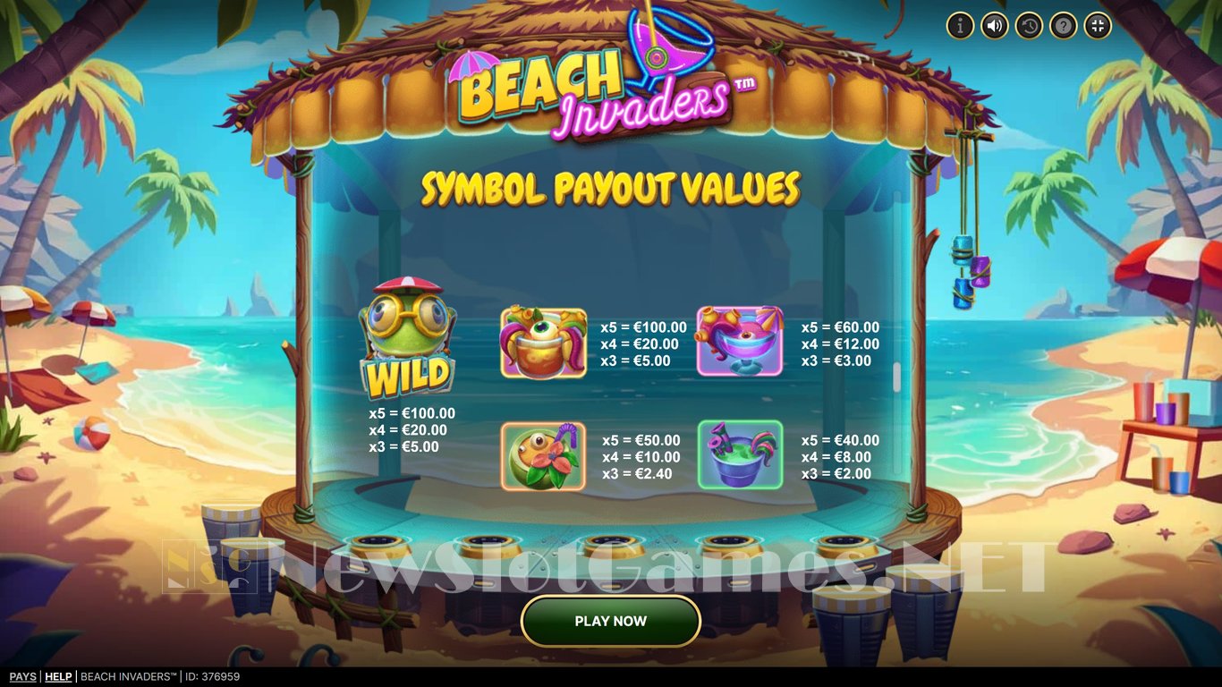 Beach Invaders Slot Slot Image in Demo - pic. 6