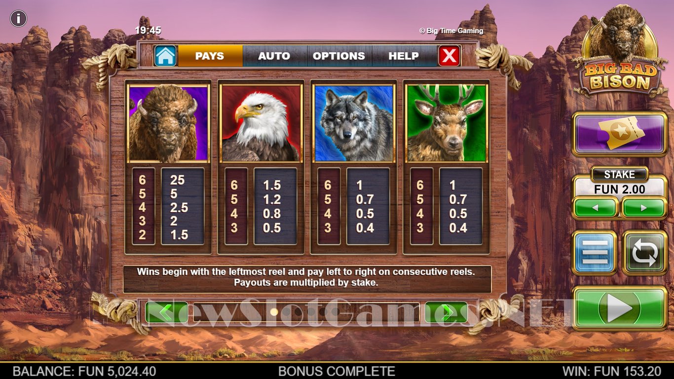 Big Bad Bison Slot Slot Image in Demo - pic. 15