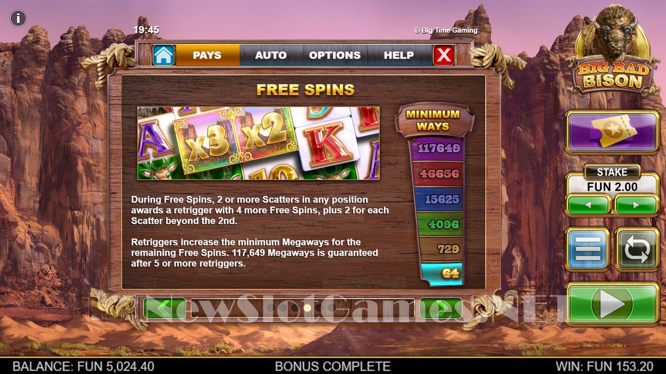Big Bad Bison Slot Slot Image in Demo - pic. 18