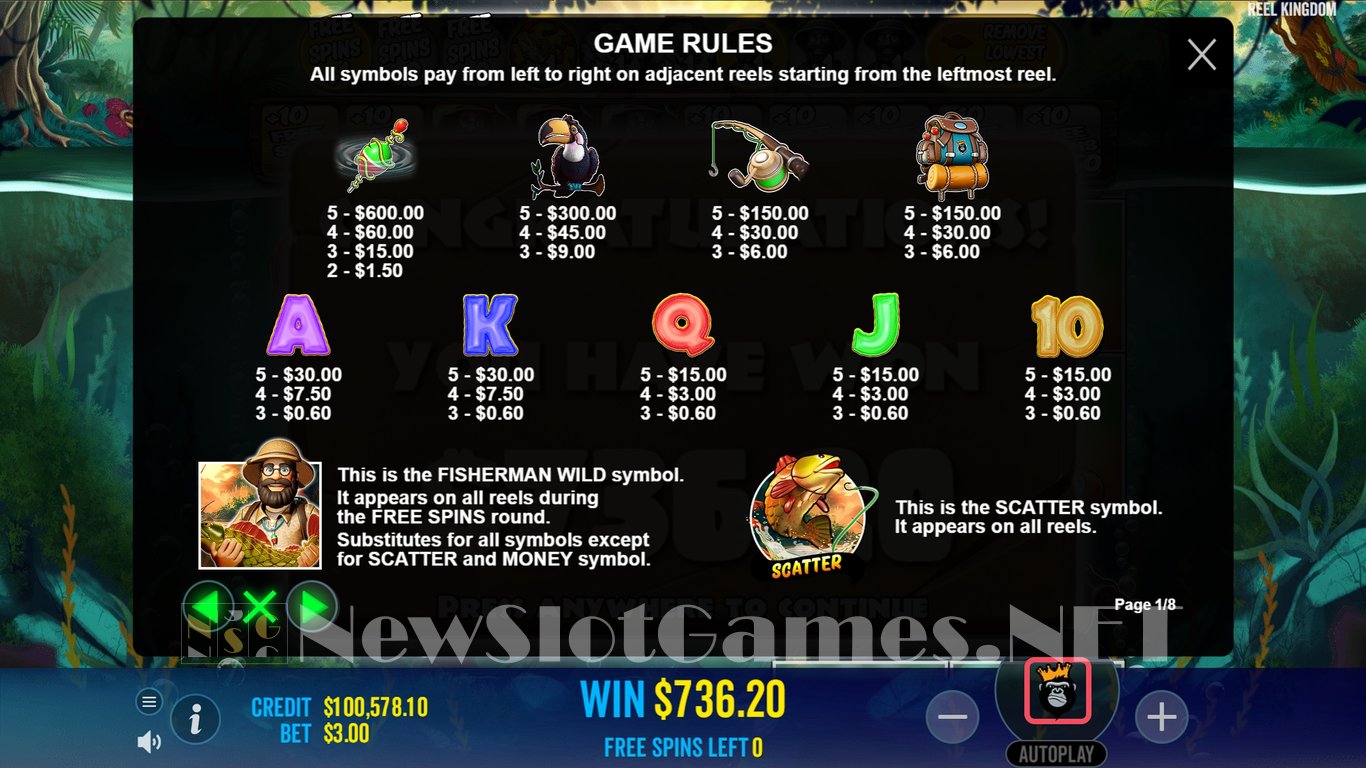 Big Bass Amazon Xtreme Slot Slot Image in Demo - pic. 20