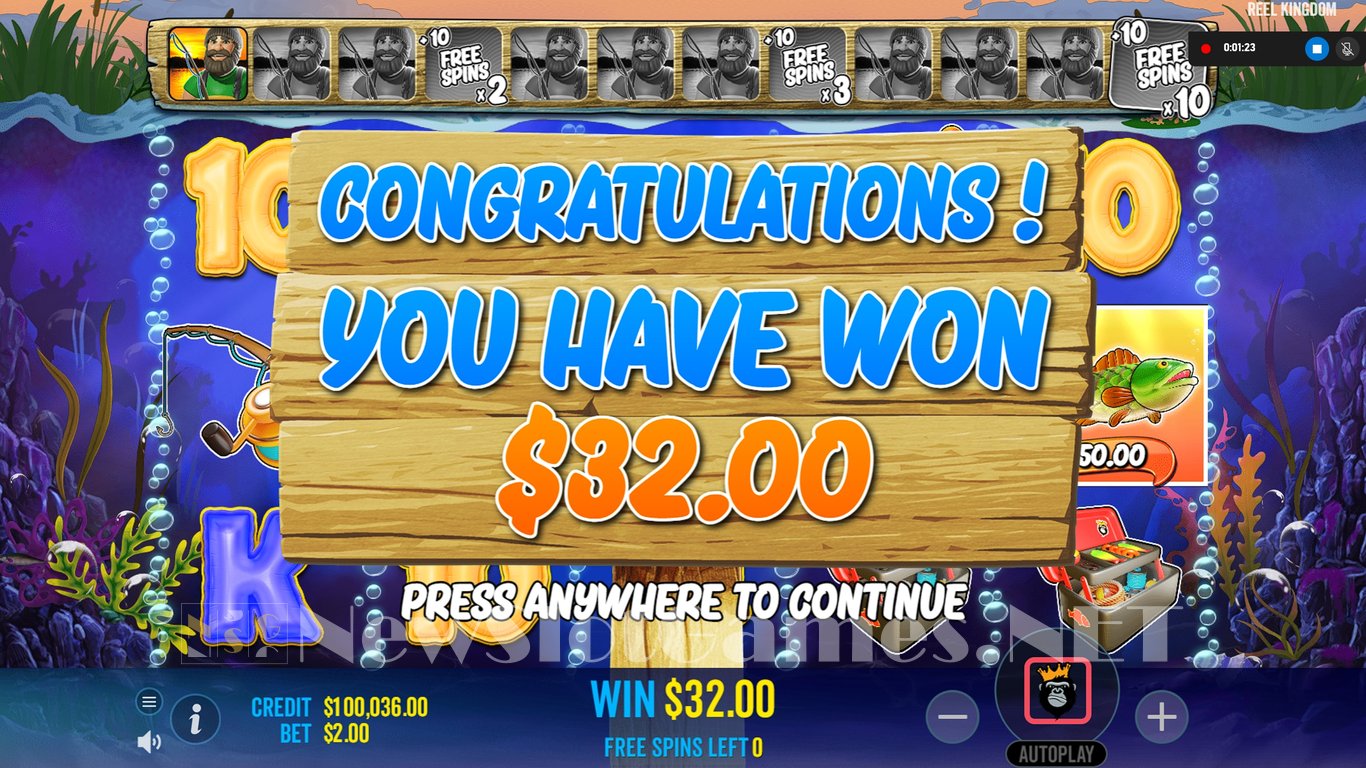 Big Bass Hold & Spinner Megaways Slot Slot Image in Demo - pic. 10