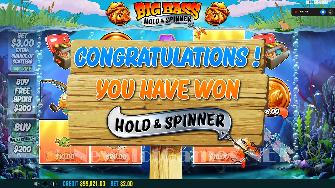 Big Bass Hold & Spinner Megaways Slot Slot Image in Demo - pic. 14
