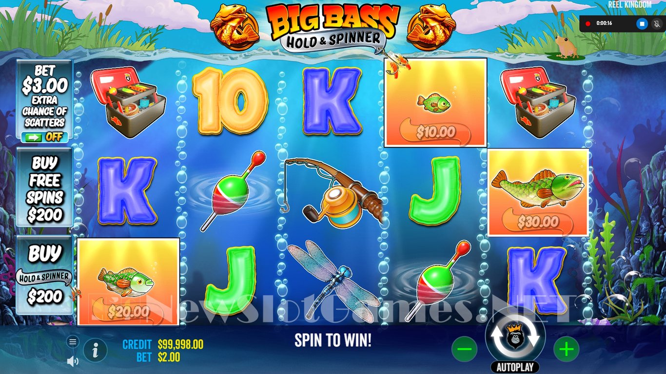Big Bass Hold & Spinner Megaways Slot Slot Image in Demo - pic. 2