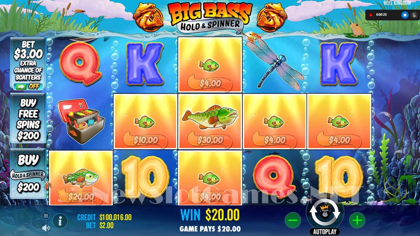 Big Bass Hold & Spinner Megaways Slot Slot Image in Demo - pic. 3