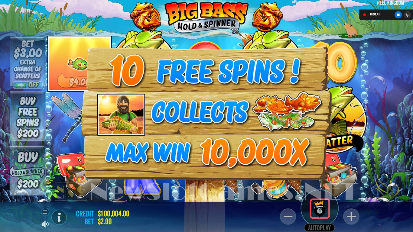 Big Bass Hold & Spinner Megaways Slot Slot Image in Demo - pic. 6